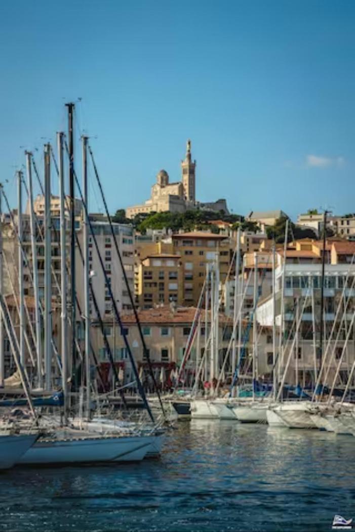 Vue Mer Plage Catalans Vieux Port Clim - 2 Chambres Marselha Exterior foto